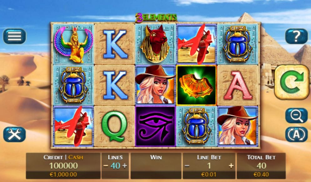 3 Elements online Spielautomat
