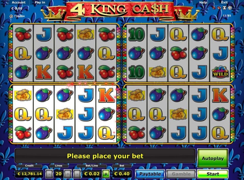 4 King Cash 4 King Cash Video Slot