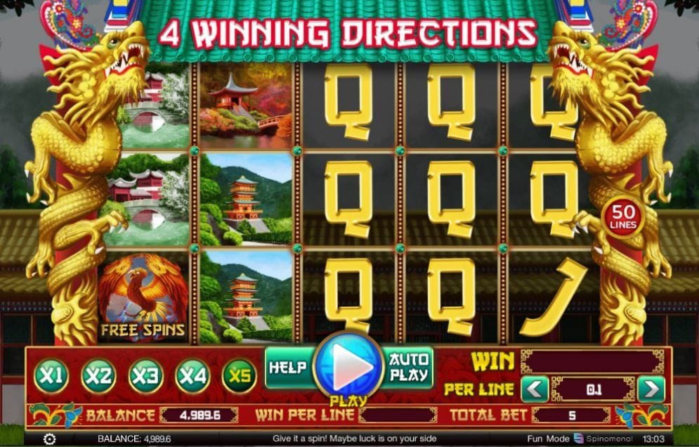 4 Winning Directions 4 Winning Directions online Video Slot
