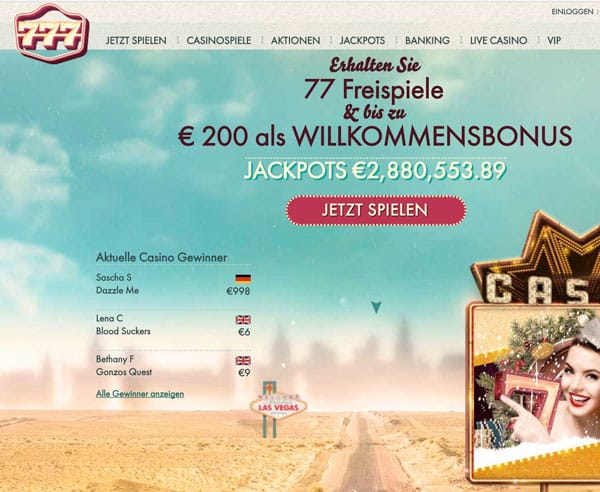 777 Online Casino Bewertung
