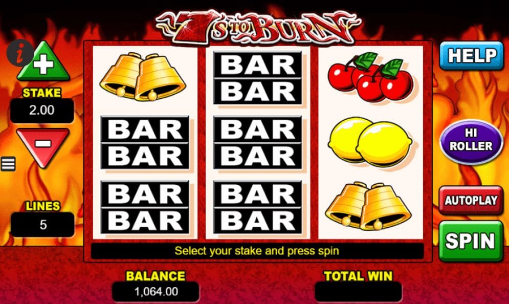 7’s to Burn Spielautomat