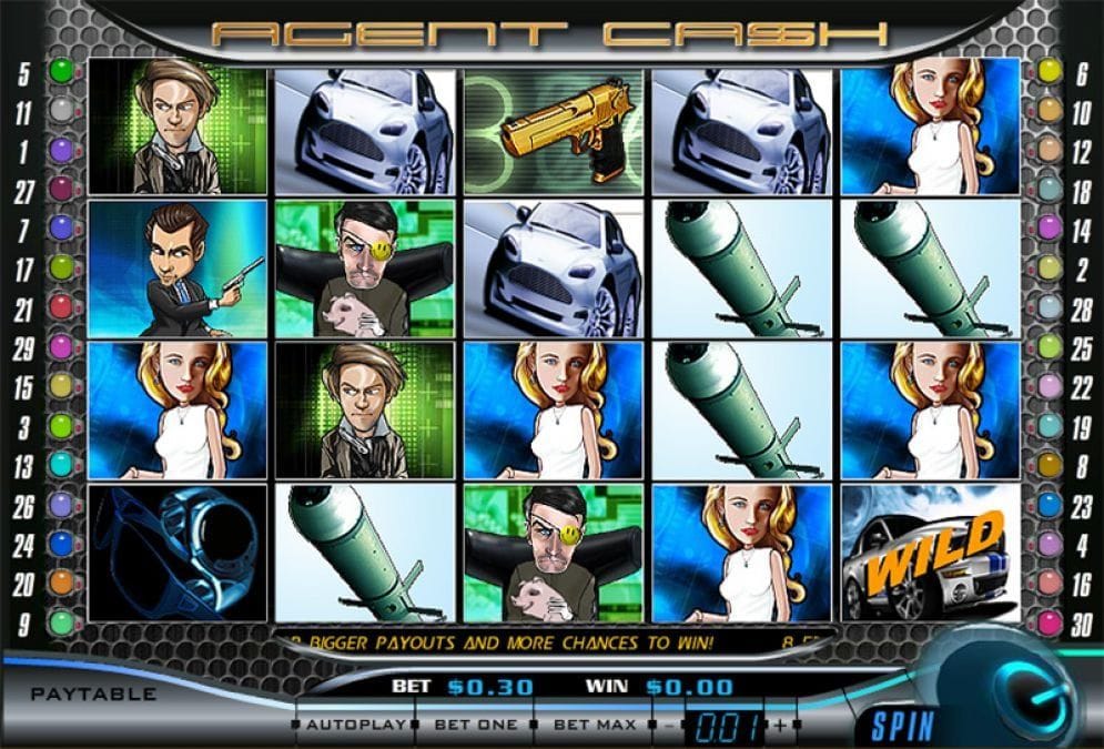 Agent Cash online Video Slot
