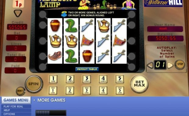 Aladdin's Lamp Spielautomat kostenlos