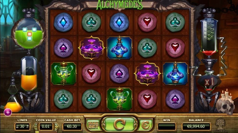 Alchymedes online Casino Spiel