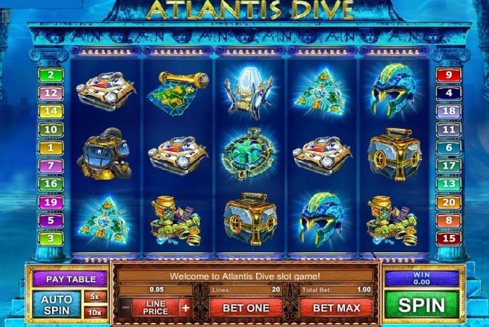 Atlantis Dive Atlantis Dive Casino Spiel