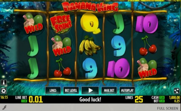 Banana King Geldspielautomat kostenlos