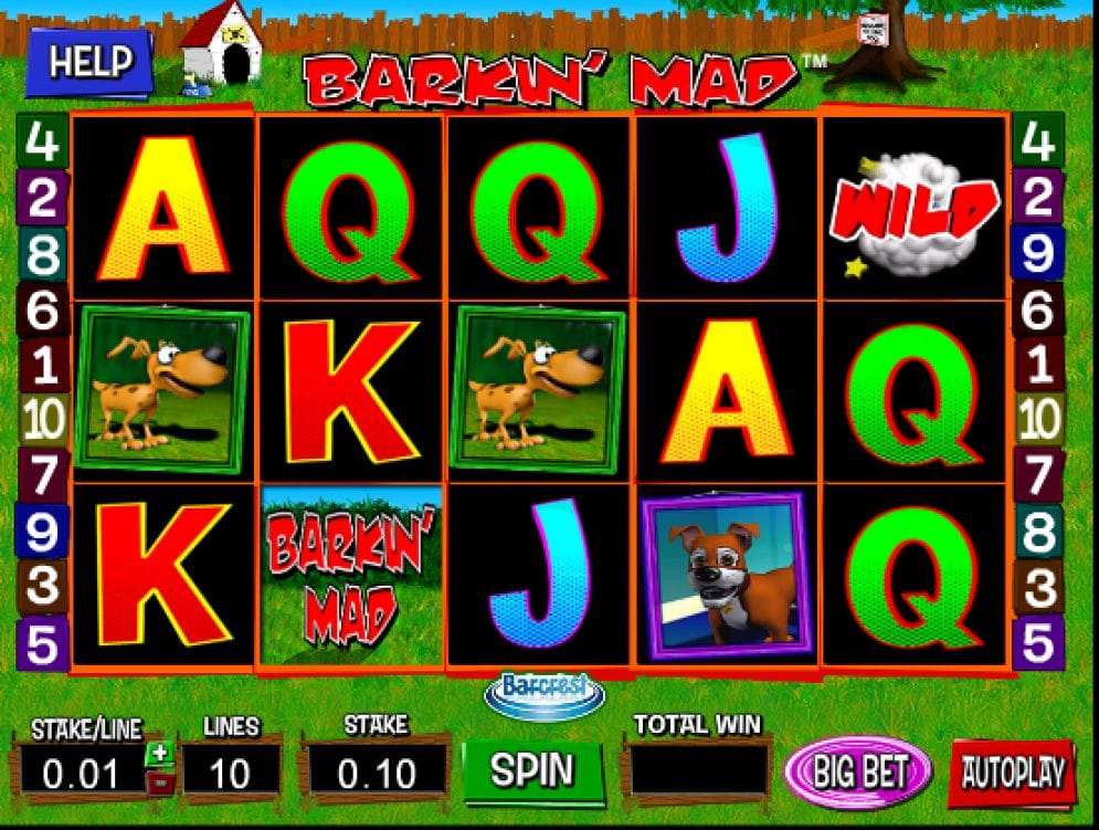 Barkin‘ Mad online Videoslot