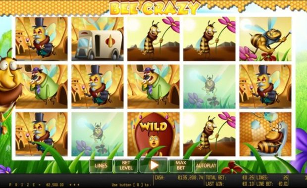 Bee Crazy Automatenspiel ohne Anmeldung