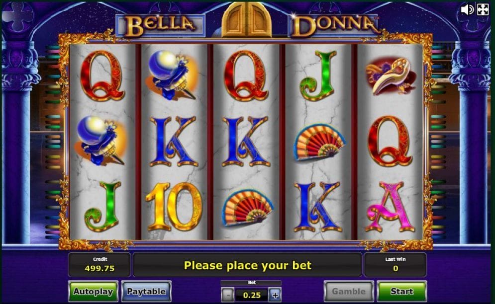 Bella Donna online Video Slot