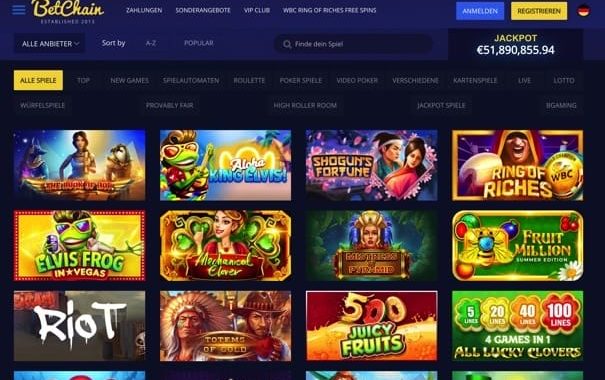 Betchain Casino Vorschau