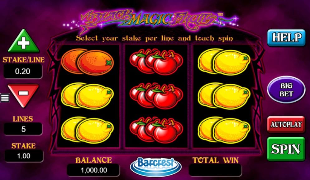 Black Magic Fruits Black Magic Fruits Casinospiel