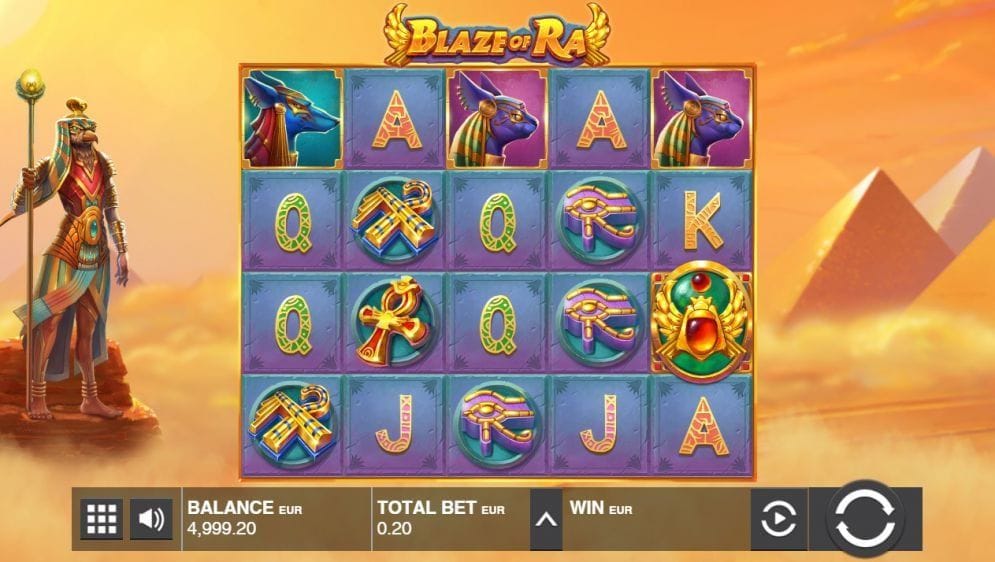 Blaze Of Ra online Spielautomat