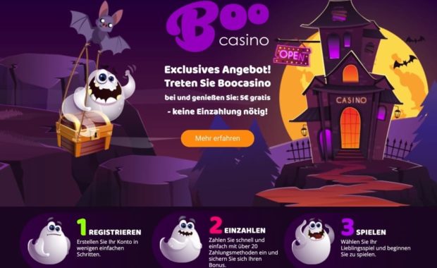 Boo Casino ohne Einzahlung