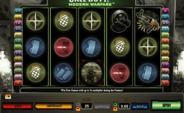 Call of Duty 4 Spielautomat freispiel