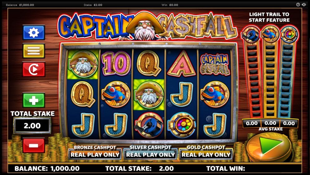 Captain Cashfall Captain Cashfall online Automatenspiel