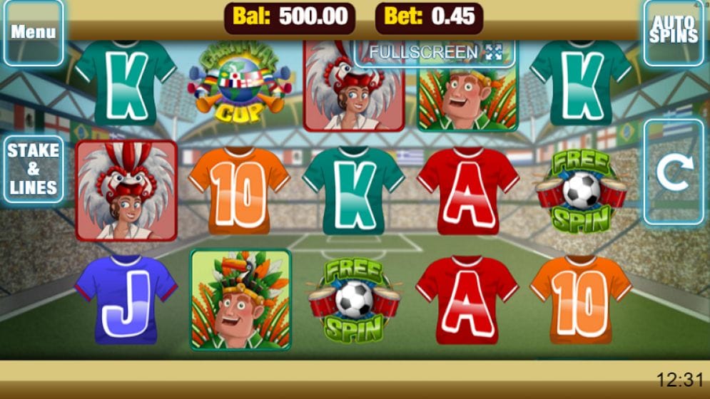 Carnival Cup online Videoslot