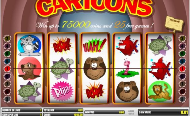 Cartoons Spielautomat freispiel