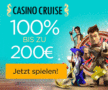 1000 € Willkommensbonus + 200 Freispiele bei 10€ Mindesteinzahlung