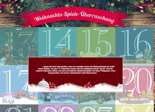 Weihnachts Spiele Überraschung