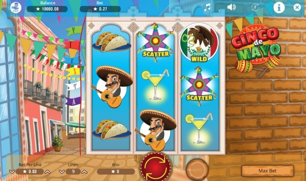 Cinco de Mayo online Spielautomat