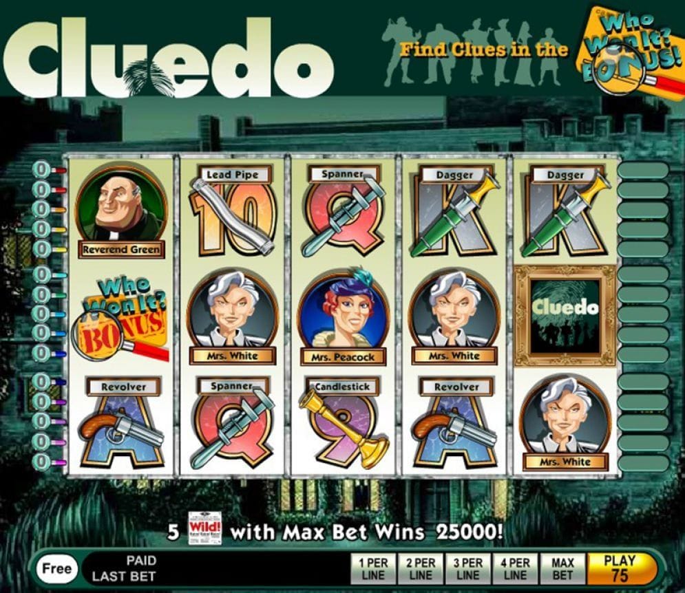 Cluedo Cluedo online Automatenspiel