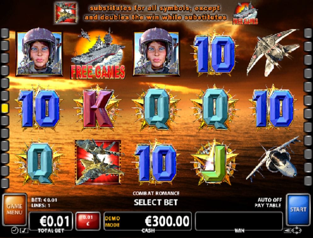 Combat Romance online Casino Spiel