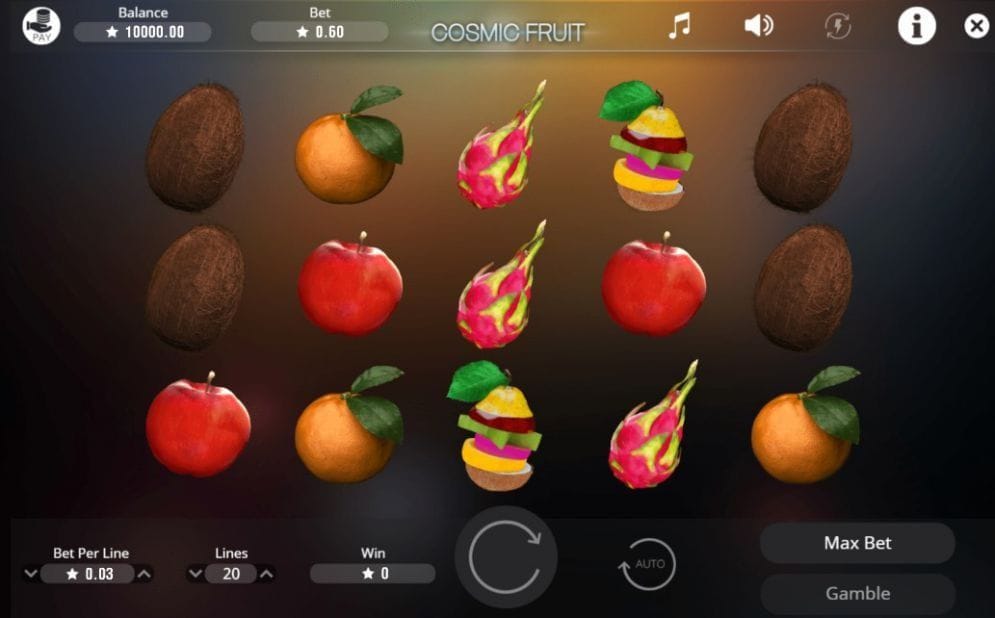 Cosmic Fruit Cosmic Fruit online Slotmaschine