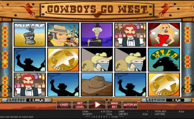 Cowboys Go West Casinospiel freispiel