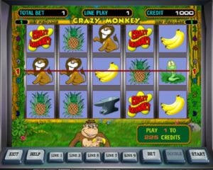 Crazy Monkey Spielautomat ohne Anmeldung