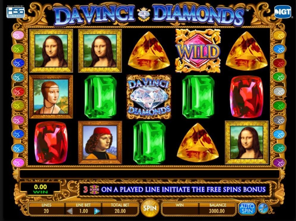 Da Vinci Diamonds Da Vinci Diamonds Videoslot