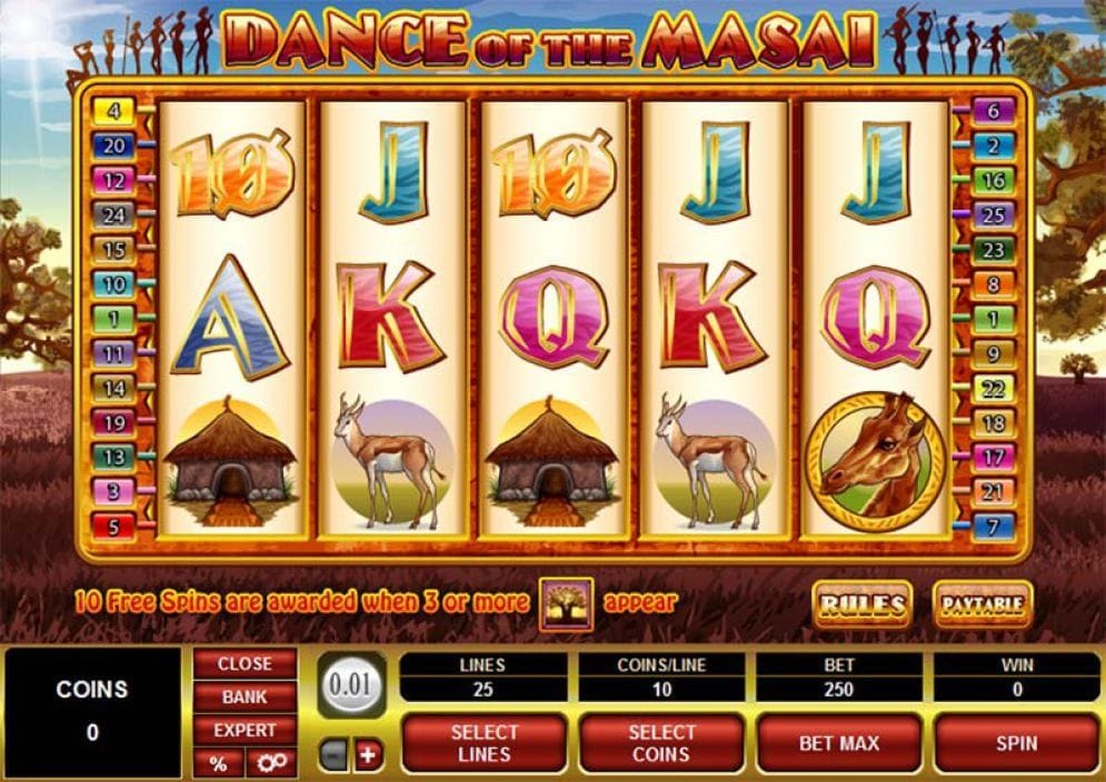 Dance of the Masai Spielautomat