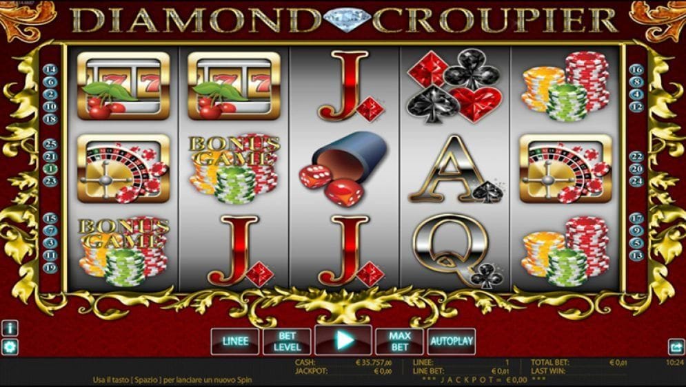 Diamond Croupier Videoslot
