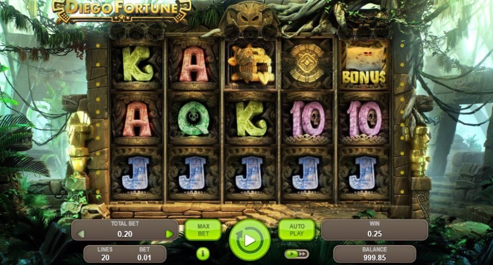Diego Fortune online Slotmaschine