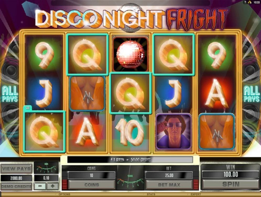 Disco Night Fright Disco Night Fright online Videoslot