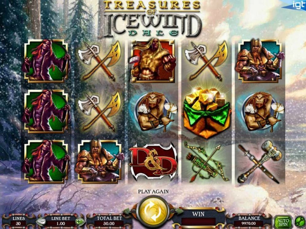 Dungeons and Dragons: Treasures of Icewind Dale Dungeons and Dragons: Treasures of Icewind Dale online Automatenspiel