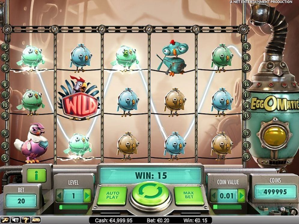 EggOMatic online Geldspielautomat