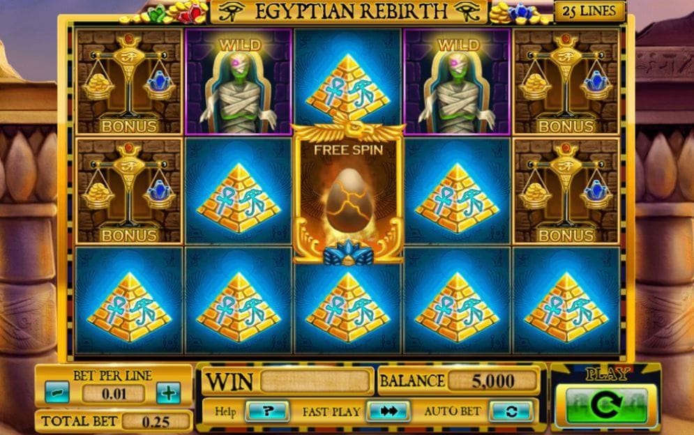 Egyptian Rebirth Egyptian Rebirth Geldspielautomat