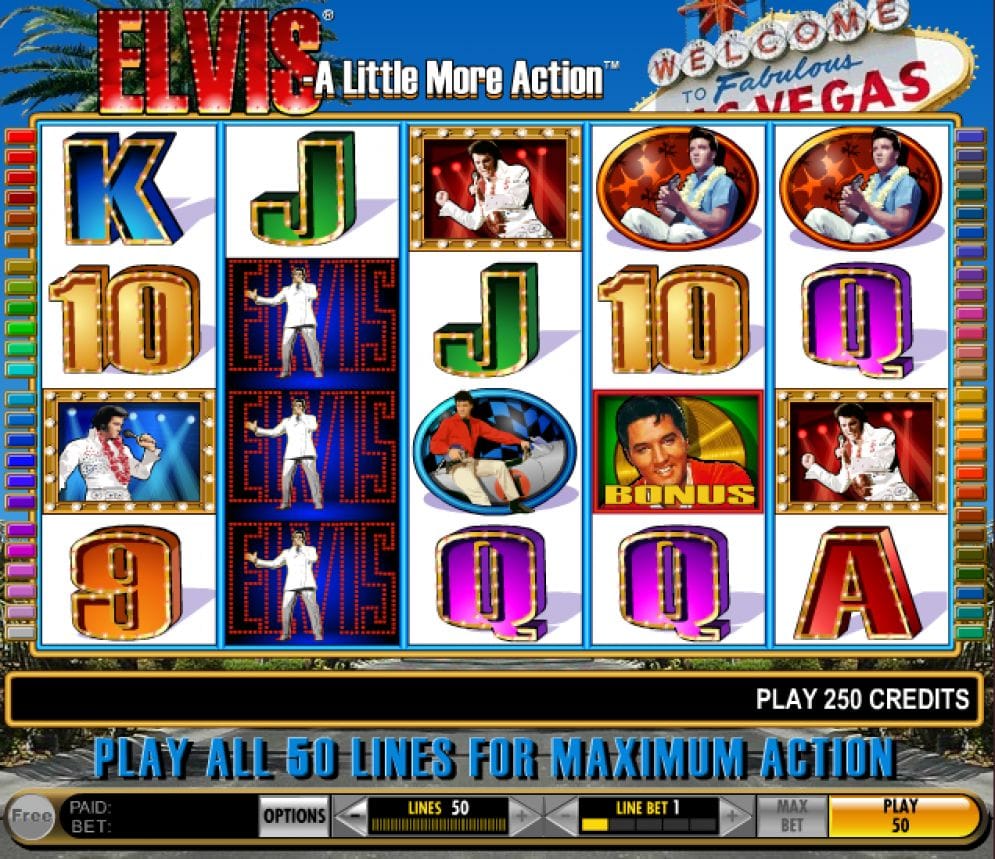 Elvis a Little More Action Elvis a Little More Action online Videoslot