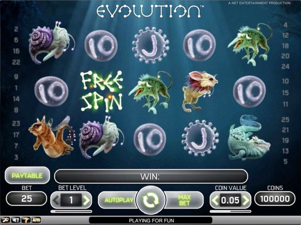 Evolution Spielautomat