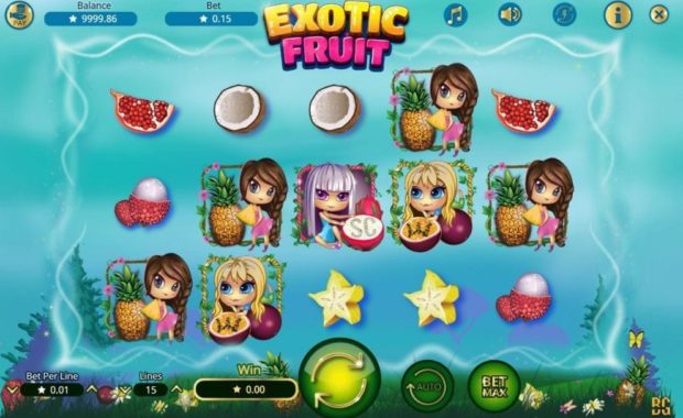 Exotic Fruit Spielautomat kostenlos spielen