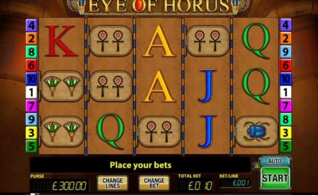 Eye of Horus Spielautomat kostenlos
