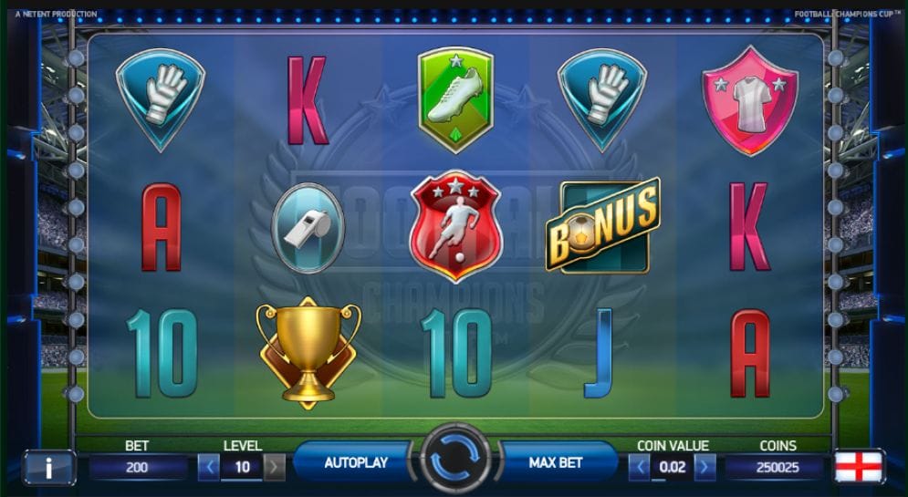 Football: Champions Cup online Automatenspiel