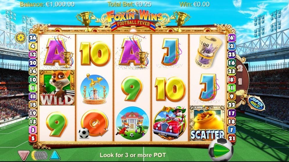 Foxin‘ Wins Football Fever Spielautomat