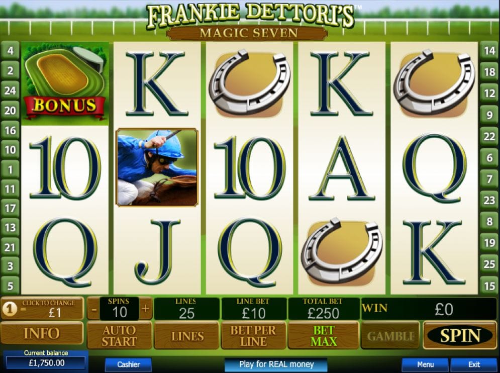 Frankie Dettori’s Magic Seven Geldspielautomat