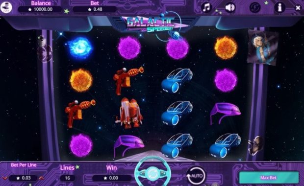 Galactic Speedway Automatenspiel kostenlos spielen