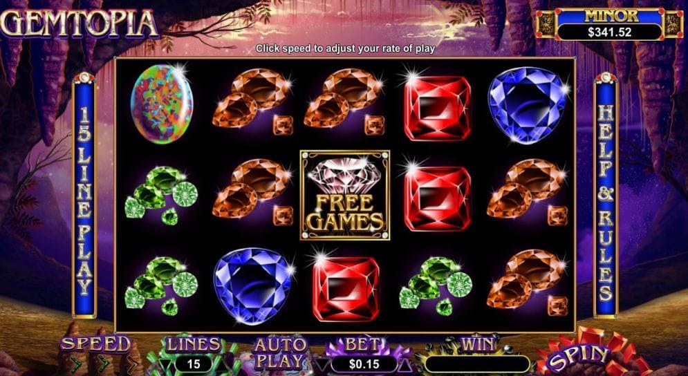 Gemtopia online Videoslot