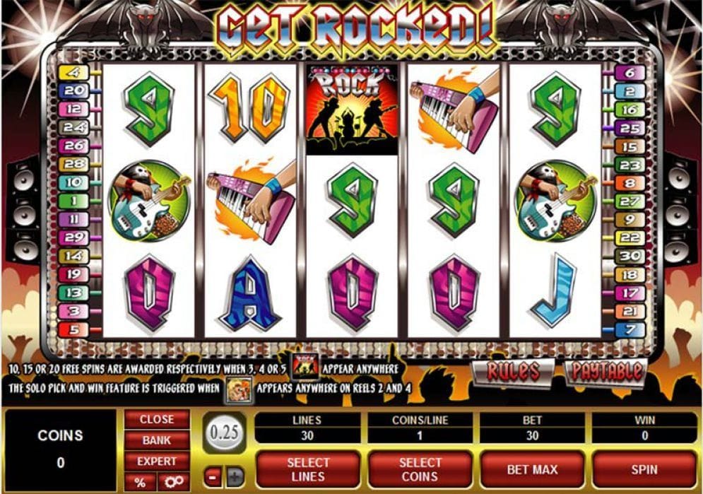 Get Rocked Get Rocked online Automatenspiel