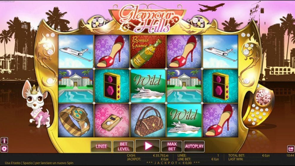 Glamour Hills online Slotmaschine