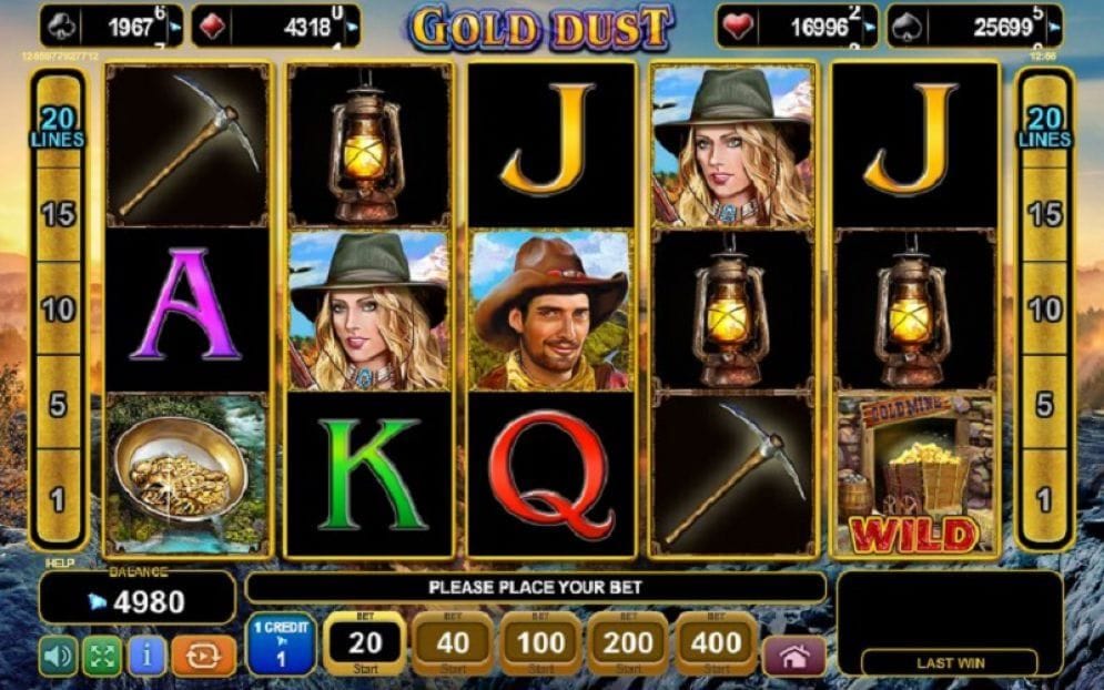 Gold Dust Gold Dust Geldspielautomat