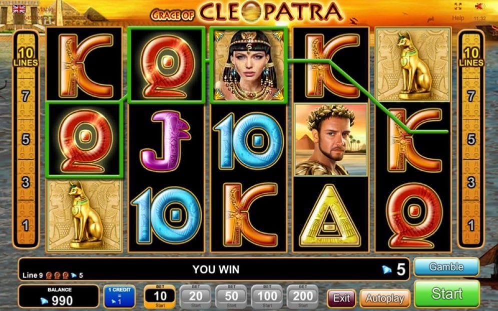 Grace Of Cleopatra Slotmaschine